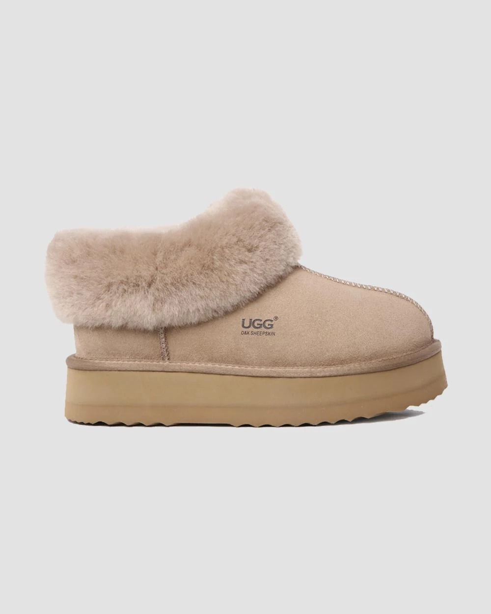 Platinum Platform Ugg Slippers - Image 6
